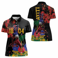 Haiti Negre Marron Women Polo Shirt Libete Egalite Fratenite