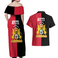 First Empire of Haiti 1804 –1806 Couples Matching Off Shoulder Maxi Dress and Hawaiian Shirt Liberte ou la Mort!