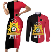 First Empire of Haiti 1804 –1806 Couples Matching Short Sleeve Bodycon Dress and Long Sleeve Button Shirt Liberte ou la Mort!