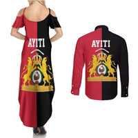 First Empire of Haiti 1804 –1806 Couples Matching Summer Maxi Dress and Long Sleeve Button Shirt Liberte ou la Mort!