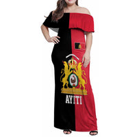 First Empire of Haiti 1804 –1806 Family Matching Off Shoulder Maxi Dress and Hawaiian Shirt Liberte ou la Mort!