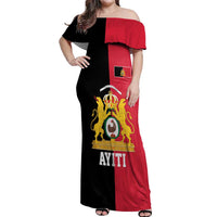 First Empire of Haiti 1804 –1806 Off Shoulder Maxi Dress Liberte ou la Mort!