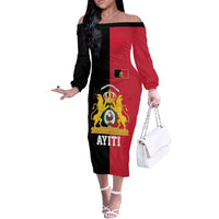 First Empire of Haiti 1804 –1806 Off The Shoulder Long Sleeve Dress Liberte ou la Mort!