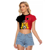 First Empire of Haiti 1804 –1806 Raglan Cropped T Shirt Liberte ou la Mort!