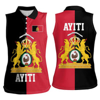 First Empire of Haiti 1804 –1806 Women Sleeveless Polo Shirt Liberte ou la Mort!