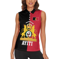First Empire of Haiti 1804 –1806 Women Sleeveless Polo Shirt Liberte ou la Mort!