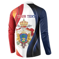 Personalized Second Empire of Haiti 1849-1859 Button Sweatshirt Dieu Ma Patrie Et Mon Epee