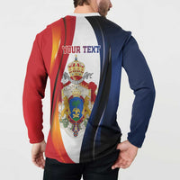 Personalized Second Empire of Haiti 1849-1859 Button Sweatshirt Dieu Ma Patrie Et Mon Epee