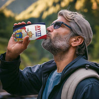 Personalized Second Empire of Haiti 1849-1859 4 in 1 Can Cooler Tumbler Dieu Ma Patrie Et Mon Epee