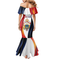 Personalized Second Empire of Haiti 1849-1859 Family Matching Mermaid Dress and Hawaiian Shirt Dieu Ma Patrie Et Mon Epee