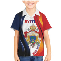 Personalized Second Empire of Haiti 1849-1859 Family Matching Mermaid Dress and Hawaiian Shirt Dieu Ma Patrie Et Mon Epee