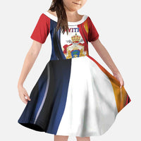 Personalized Second Empire of Haiti 1849-1859 Family Matching Off Shoulder Maxi Dress and Hawaiian Shirt Dieu Ma Patrie Et Mon Epee