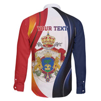 Personalized Second Empire of Haiti 1849-1859 Family Matching Off Shoulder Short Dress and Hawaiian Shirt Dieu Ma Patrie Et Mon Epee