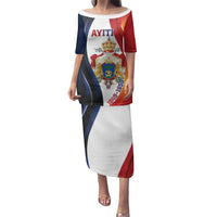 Personalized Second Empire of Haiti 1849-1859 Family Matching Puletasi and Hawaiian Shirt Dieu Ma Patrie Et Mon Epee