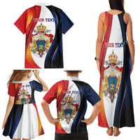 Personalized Second Empire of Haiti 1849-1859 Family Matching Tank Maxi Dress and Hawaiian Shirt Dieu Ma Patrie Et Mon Epee