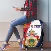 Personalized Second Empire of Haiti 1849-1859 Luggage Cover Dieu Ma Patrie Et Mon Epee