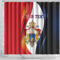 Personalized Second Empire of Haiti 1849-1859 Shower Curtain Dieu Ma Patrie Et Mon Epee