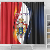 Personalized Second Empire of Haiti 1849-1859 Shower Curtain Dieu Ma Patrie Et Mon Epee