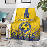 Custom Sweden Football Blanket Sveriges herrlandslag i fotboll