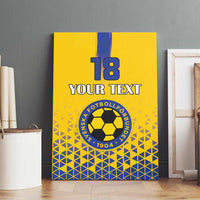 Custom Sweden Football Canvas Wall Art Sveriges herrlandslag i fotboll