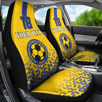 Custom Sweden Football Car Seat Cover Sveriges herrlandslag i fotboll
