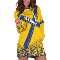 Custom Sweden Football Hoodie Dress Sveriges herrlandslag i fotboll