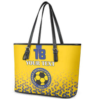 Custom Sweden Football Leather Tote Bag Sveriges herrlandslag i fotboll
