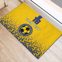 Custom Sweden Football Rubber Doormat Sveriges herrlandslag i fotboll