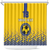 Custom Sweden Football Shower Curtain Sveriges herrlandslag i fotboll