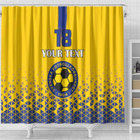 Custom Sweden Football Shower Curtain Sveriges herrlandslag i fotboll