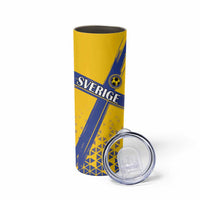 Custom Sweden Football Skinny Tumbler Sveriges herrlandslag i fotboll