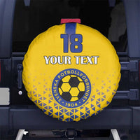 Custom Sweden Football Spare Tire Cover Sveriges herrlandslag i fotboll