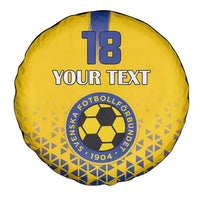 Custom Sweden Football Spare Tire Cover Sveriges herrlandslag i fotboll