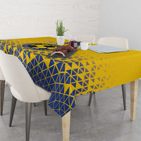 Custom Sweden Football Tablecloth Sveriges herrlandslag i fotboll