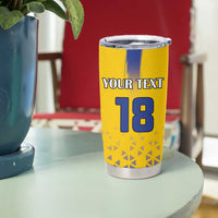 Custom Sweden Football Tumbler Cup Sveriges herrlandslag i fotboll