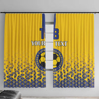 Custom Sweden Football Window Curtain Sveriges herrlandslag i fotboll
