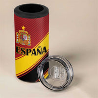 Custom Spain Football 4 in 1 Can Cooler Tumbler Come On La Roja Sporty Style