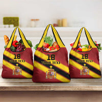 Custom Spain Football Grocery Bag Come On La Roja Sporty Style