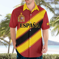 Custom Spain Football Hawaiian Shirt Come On La Roja Sporty Style