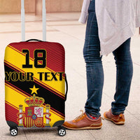 Custom Spain Football Luggage Cover Come On La Roja Sporty Style