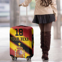 Custom Spain Football Luggage Cover Come On La Roja Sporty Style