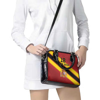 Custom Spain Football Shoulder Handbag Come On La Roja Sporty Style