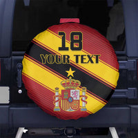 Custom Spain Football Spare Tire Cover Come On La Roja Sporty Style