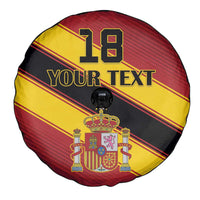 Custom Spain Football Spare Tire Cover Come On La Roja Sporty Style
