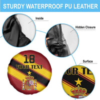 Custom Spain Football Spare Tire Cover Come On La Roja Sporty Style