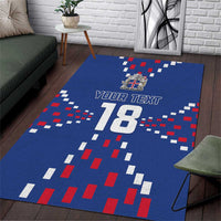 Custom Iceland Football Area Rug Go Champion