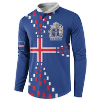 Custom Iceland Football Button Sweatshirt Go Champion