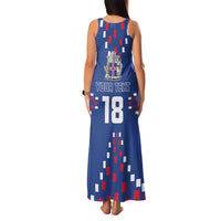 Custom Iceland Football Family Matching Tank Maxi Dress and Hawaiian Shirt Go Champion