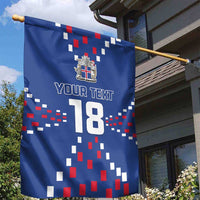 Custom Iceland Football Garden Flag Go Champion
