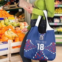 Custom Iceland Football Grocery Bag Go Champion